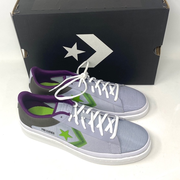 💖MEGA SALE💖Converse Pro Leather OX Gravel Bold Wasabi Canvas Men’s 170758C - Picture 7 of 10